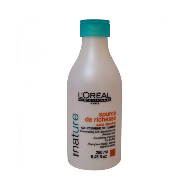 L'Oreal Nature Source De Richesse Verzorgende Shampoo voor Droog Haar 250 ml