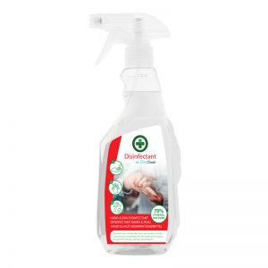 Oxyclean 70% alcohol ontsmetting voor handen & huid 500 ml met spray