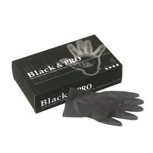 Sibel Black & Pro Latex Handschoenen Poedervrij 20 stuks