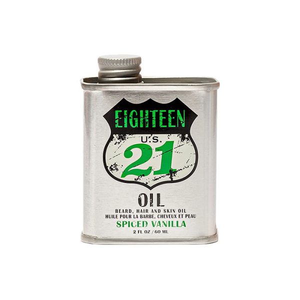 18.21 Man Made Beard Hair and Skin Oil Spiced Vanilla 60 ml