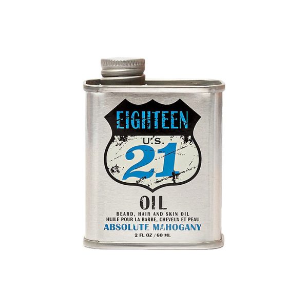 18.21 Man Made Beard Hair and Skin Oil Absolute Mahogany 60 ml